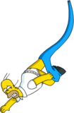 Tapped Out Homer Fall into Wormhole.png
