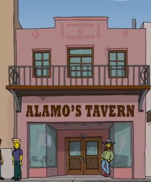 Alamo's Tavern Wikisimpsons, the Simpsons Wiki
