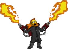 Tapped Out Mastermind Hank Scorpio Test the Upgraded Flamethrower.png