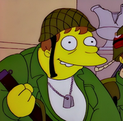 Raging Abe Simpson And His Grumbling Grandson In "The Curse Of The ...