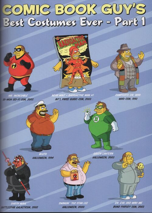 Comic Book Guy's Best Costumes Ever Part 1 Wikisimpsons, the