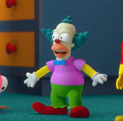the simpsons krusty doll