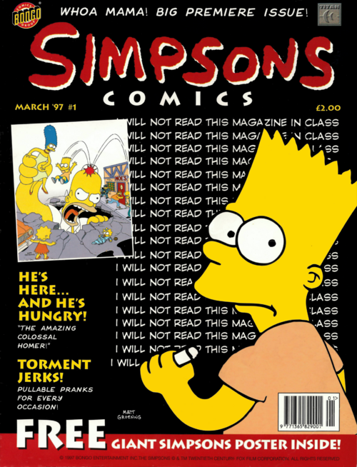 Simpsons Comics #1 - Wikisimpsons, the Simpsons Wiki