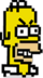 Pixel Homer - Annoyed