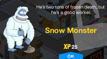 Tapped Out Snow Monster New Character.png