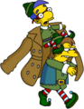Tapped Out Elf Milhouse and Elf Nelson Investigate Current Toy Trends.png