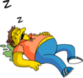 Tapped Out Barney Sleep Gutter.png