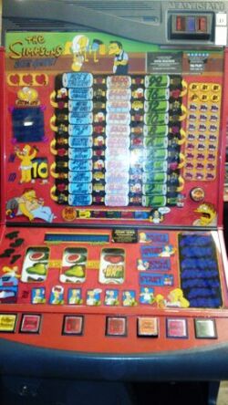 simpsons meltdown fruit machine