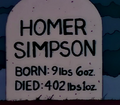 Homer Simpson Grave (Bart's Friend Falls in Love).png