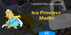 Tapped Out Ice Princess Martin unlock.png
