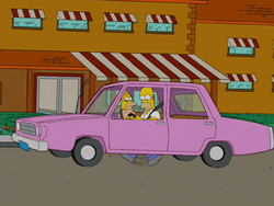 Homer Flintstoning Car.png